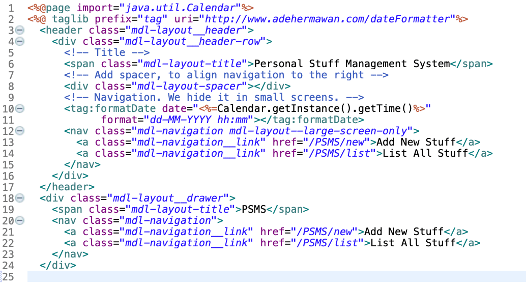 CRUD Application Simple Steps in Java using Servlet and JSP